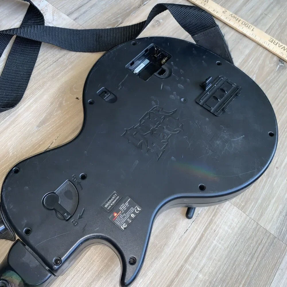 Guitar Hero Les Paul Gibson Wireless Sony Playstation w/ Dongle Original & Strap